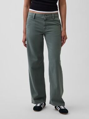 NWT! Gap District Green Low Rise '90s Loose Khakis 900818 🩷